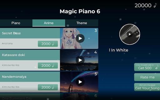 Piano Tile - The Music Anime - عکس بازی موبایلی اندروید