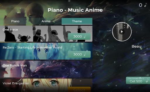 Piano Tile - The Music Anime - عکس بازی موبایلی اندروید