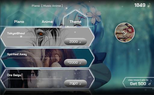 Piano Tile - The Music Anime - عکس بازی موبایلی اندروید