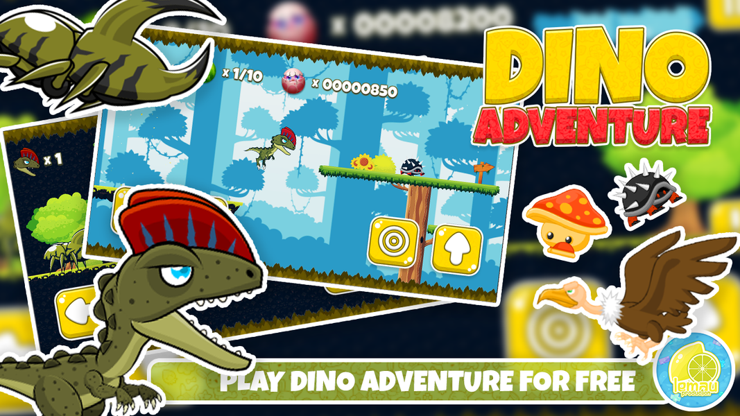 Dinosaurus Adventure ۲۰۱۸ - عکس بازی موبایلی اندروید