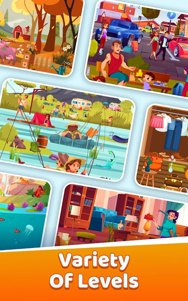 Hidmont - hidden object games - عکس بازی موبایلی اندروید