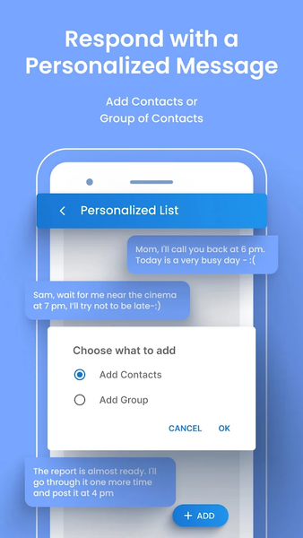 Safe Driving -Calls, SMS Reply - عکس برنامه موبایلی اندروید