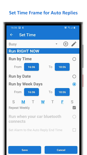 SMS Auto Reply /Autoresponder - Image screenshot of android app