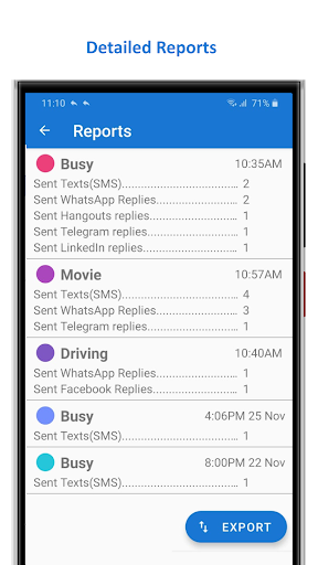 SMS Auto Reply /Autoresponder - Image screenshot of android app
