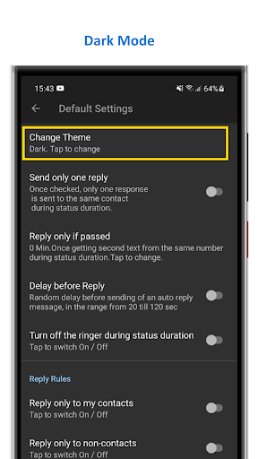 SMS Auto Reply /Autoresponder - عکس برنامه موبایلی اندروید