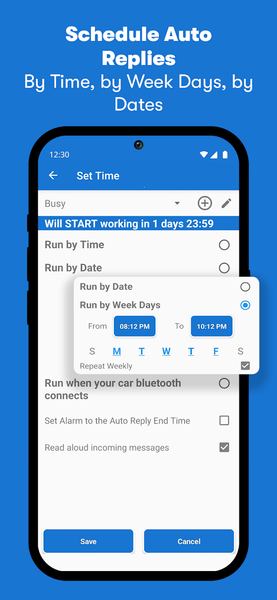 SMS Auto Reply - Autoresponder - Image screenshot of android app