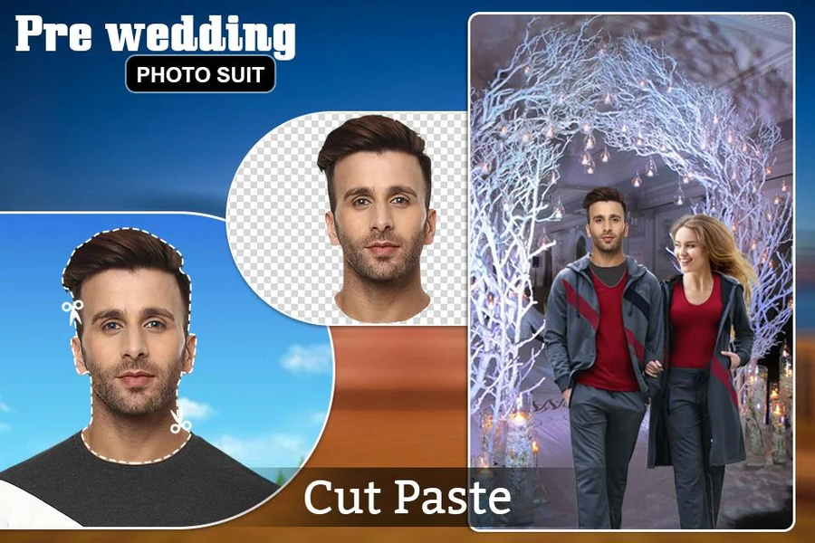 PreWedding Photo Suit Editor - Image screenshot of android app