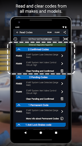 BlueDriver OBD2 Scan Tool - Image screenshot of android app