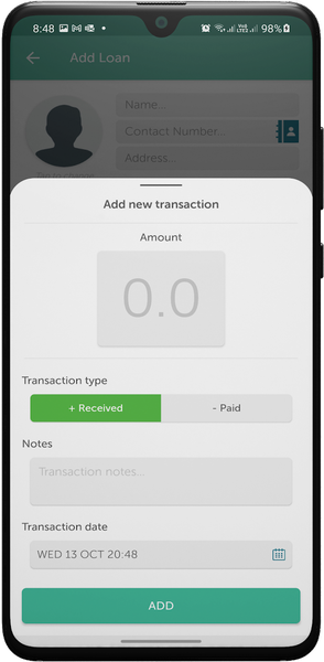 Loan Manager - Image screenshot of android app