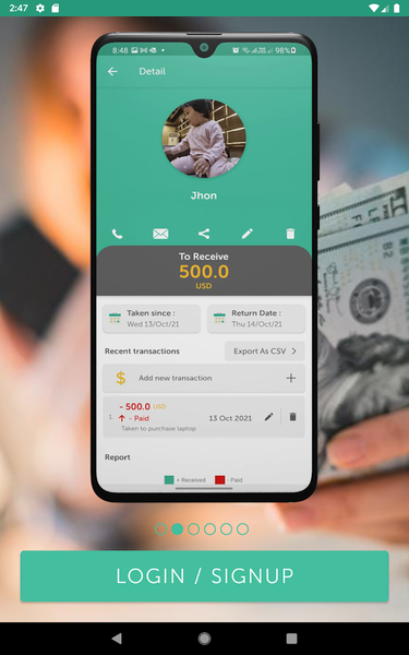 Loan Manager - Image screenshot of android app