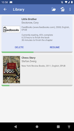 Evie - The eVoice book reader - عکس برنامه موبایلی اندروید