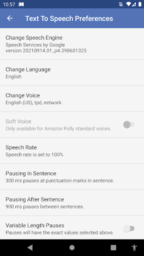 Evie - The eVoice book reader - عکس برنامه موبایلی اندروید
