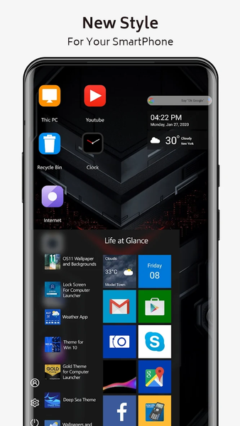 Legion Theme For Launcher - Image screenshot of android app