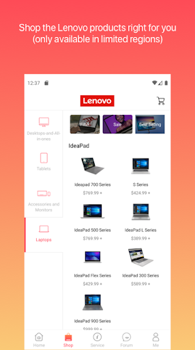 Lenovo - عکس برنامه موبایلی اندروید