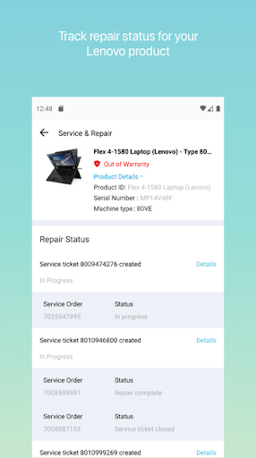 Lenovo - Image screenshot of android app