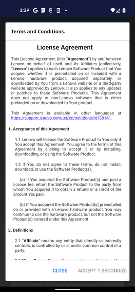Lenovo Universal Device Client - عکس برنامه موبایلی اندروید