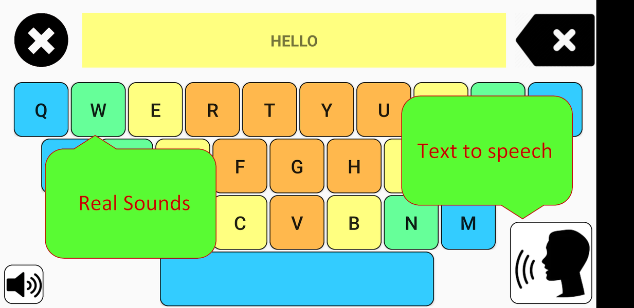 Talking Keyboard - عکس برنامه موبایلی اندروید