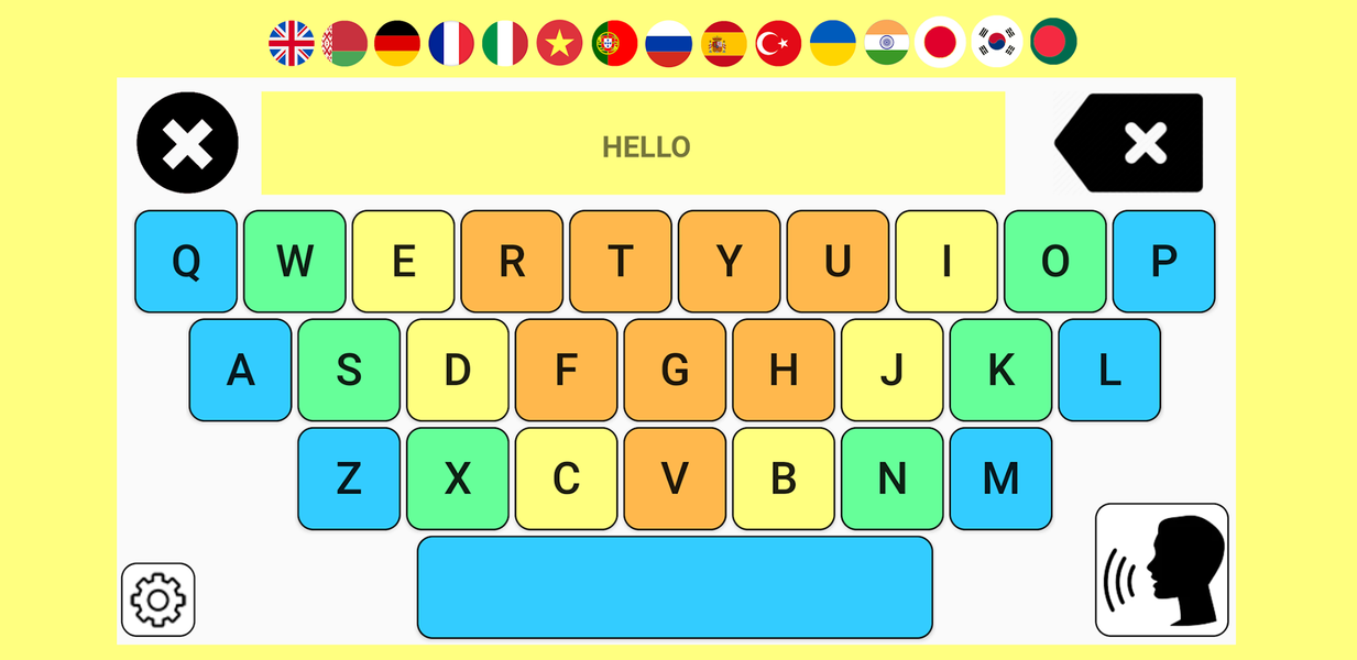 Talking Keyboard - عکس برنامه موبایلی اندروید