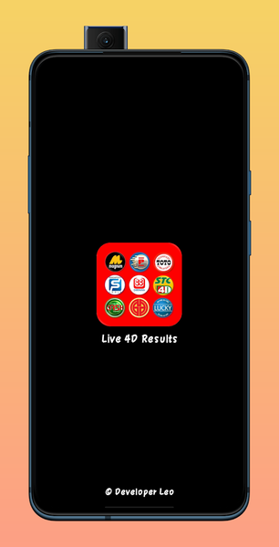 Live 4D Result 2.0 - Image screenshot of android app