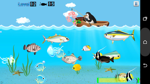 Penguin Fishing - Gameplay image of android game