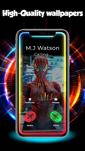 Call Screen, Color Phone Flash - Image screenshot of android app