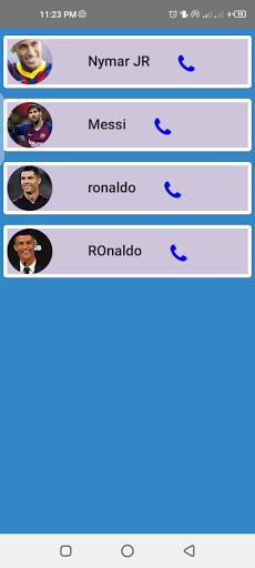 Messi Fake Call & Video - عکس برنامه موبایلی اندروید