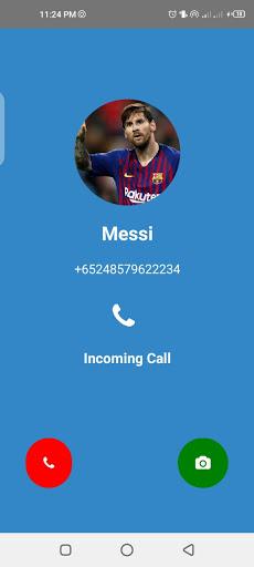 Messi Fake Call & Video - عکس برنامه موبایلی اندروید