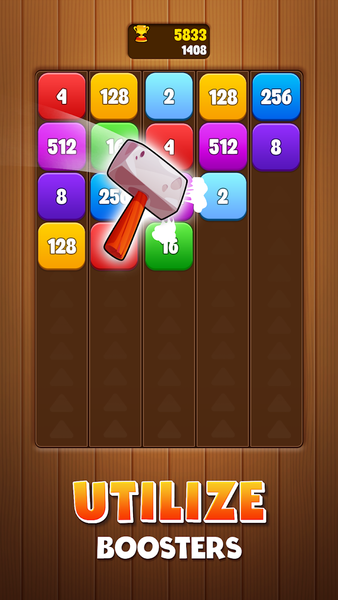 Wood Number Merge - عکس بازی موبایلی اندروید