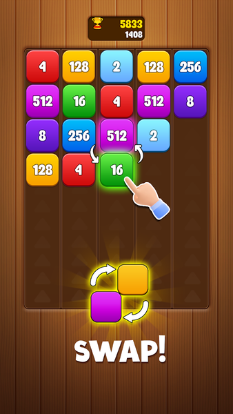 Wood Number Merge - عکس بازی موبایلی اندروید
