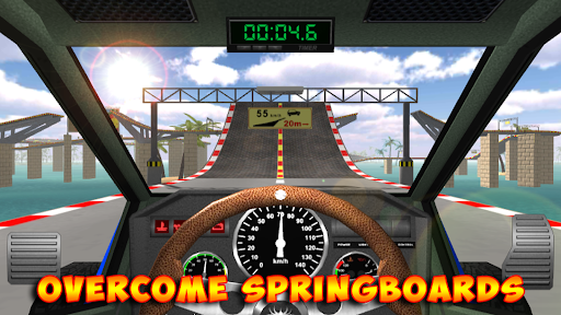 Car Stunt Racing simulator - Gameplay image of android game