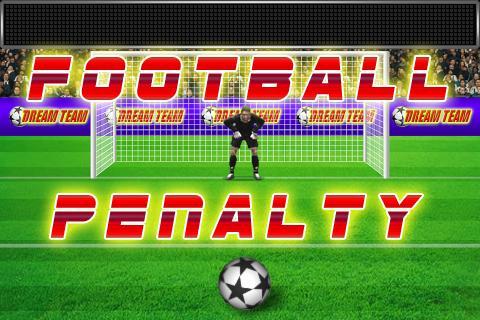 Football penalty. Shots on goa - Gameplay image of android game