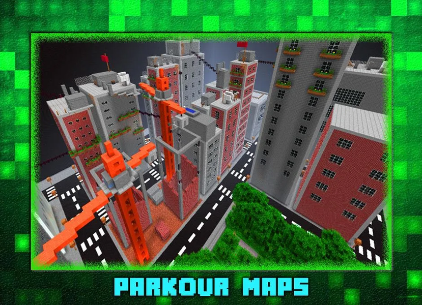 Mods with Parkour Maps - Image screenshot of android app