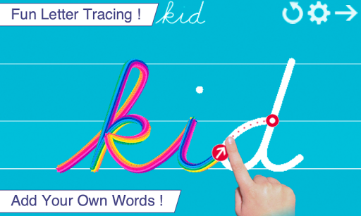 Cursive Letters Writing Wizard - Image screenshot of android app