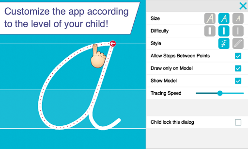 Cursive Letters Writing Wizard - عکس برنامه موبایلی اندروید