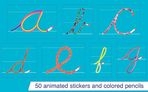 Cursive Letters Writing Wizard - عکس برنامه موبایلی اندروید