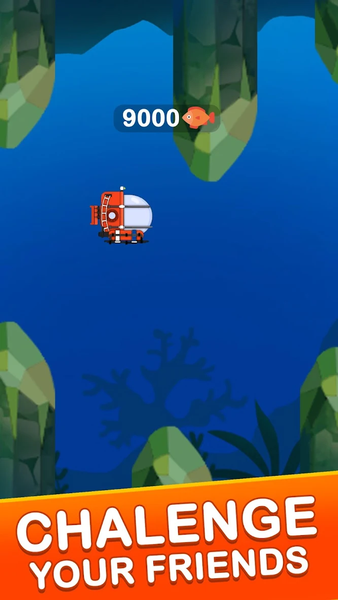 Submarine Game - Endless Game - Gameplay image of android game