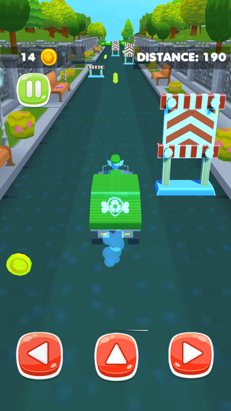 Puppy Racing Patrol Rescue 3d - Gameplay image of android game