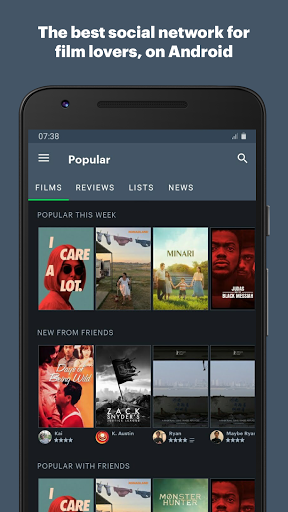 Letterboxd - Image screenshot of android app