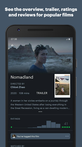 Letterboxd - عکس برنامه موبایلی اندروید