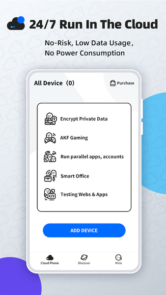 LT Cloud Phone - Emulator - Image screenshot of android app
