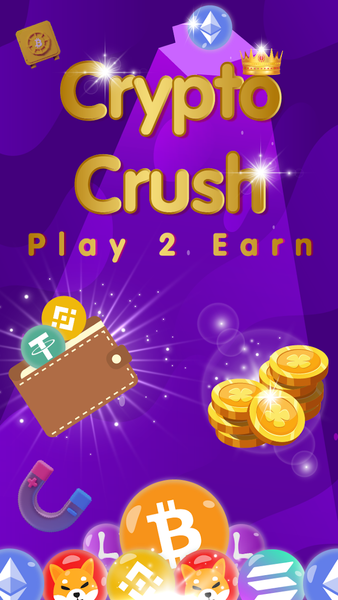 Crypto Crush: Play to Earn - Gameplay image of android game