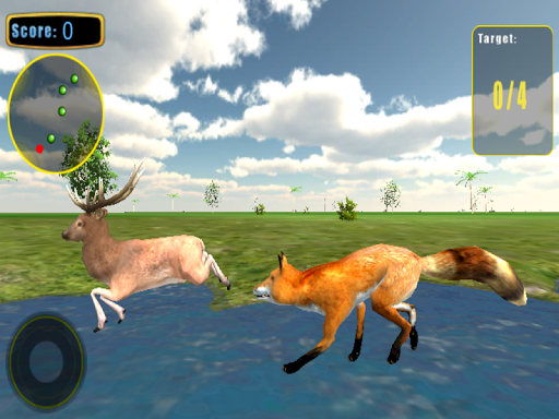 Angry Wild Fox Attack Sim 3D - Gameplay image of android game