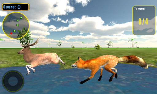 Angry Wild Fox Attack Sim 3D - Gameplay image of android game