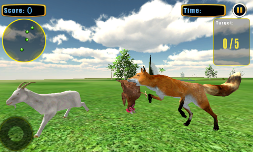Angry Wild Fox Attack Sim 3D - Gameplay image of android game