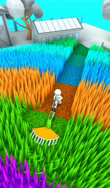 ASMR Grass Cutting - Gameplay image of android game