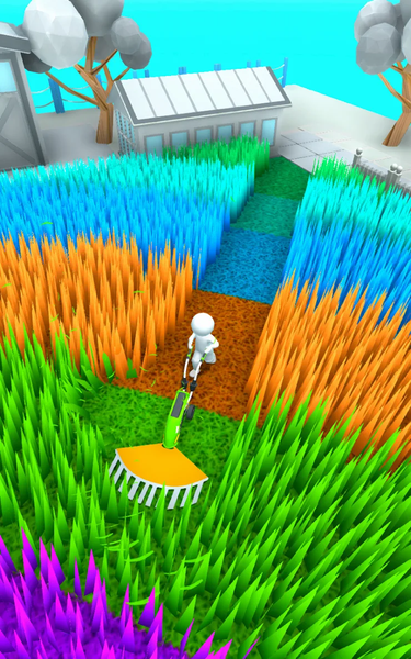 ASMR Grass Cutting - Gameplay image of android game