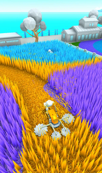 ASMR Grass Cutting - Gameplay image of android game