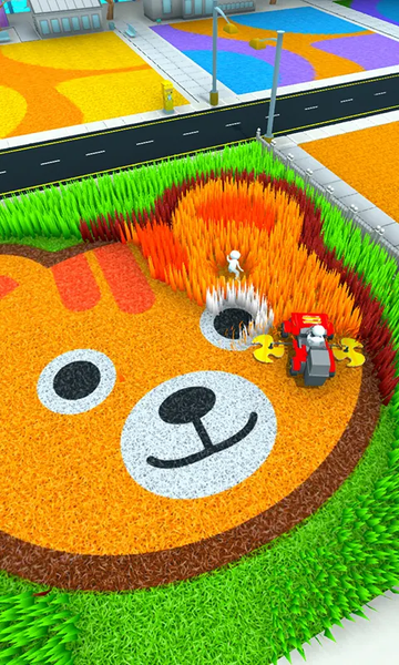 ASMR Grass Cutting - Gameplay image of android game