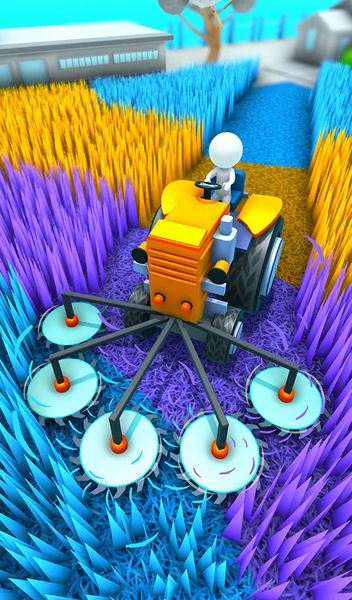 ASMR Grass Cutting - Gameplay image of android game