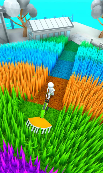 ASMR Grass Cutting - Gameplay image of android game